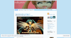 Desktop Screenshot of mikumin.wordpress.com