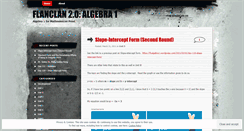 Desktop Screenshot of fcalgebra1.wordpress.com