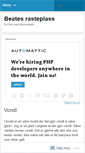 Mobile Screenshot of beatesrasteplass.wordpress.com