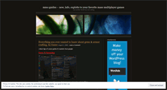 Desktop Screenshot of mmoguides.wordpress.com