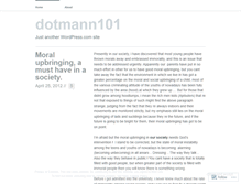 Tablet Screenshot of dotmann101.wordpress.com