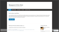 Desktop Screenshot of manguns.wordpress.com