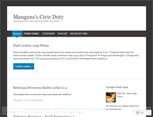 Tablet Screenshot of manguns.wordpress.com