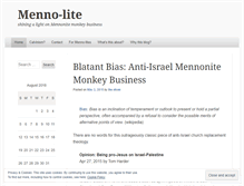 Tablet Screenshot of mennolite.wordpress.com