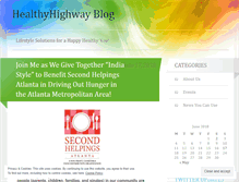 Tablet Screenshot of healthyhighway.wordpress.com