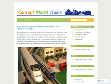 Tablet Screenshot of conceptmodeltrains.wordpress.com