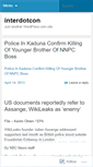 Mobile Screenshot of interdotcon.wordpress.com