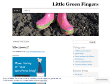 Tablet Screenshot of littlegreenfingers.wordpress.com