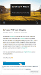 Mobile Screenshot of edersonmelo.wordpress.com