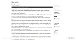 Desktop Screenshot of kevanblackadder.wordpress.com
