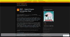 Desktop Screenshot of iesfbecas.wordpress.com