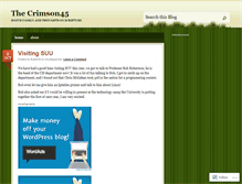 Tablet Screenshot of crimson45.wordpress.com