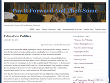 Tablet Screenshot of payitforwardandthensome.wordpress.com