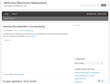 Tablet Screenshot of dertronics.wordpress.com
