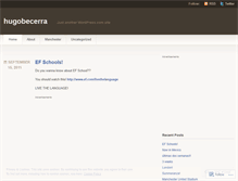 Tablet Screenshot of hugobecerra.wordpress.com