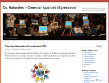 Tablet Screenshot of conectarigualdadegresadosnaturales.wordpress.com