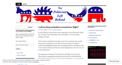 Desktop Screenshot of nopoliticianleftbehind.wordpress.com