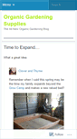 Mobile Screenshot of 1organicgardeningsupplies.wordpress.com