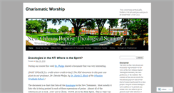 Desktop Screenshot of charismaticworship.wordpress.com