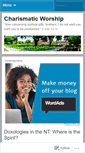 Mobile Screenshot of charismaticworship.wordpress.com