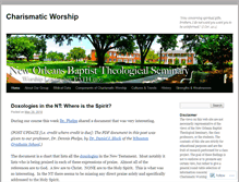 Tablet Screenshot of charismaticworship.wordpress.com