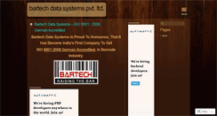 Desktop Screenshot of bartechdatasystems.wordpress.com