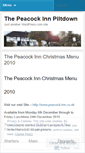 Mobile Screenshot of peacockpiltdown.wordpress.com