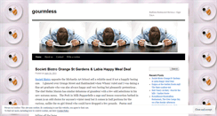 Desktop Screenshot of gourmless.wordpress.com