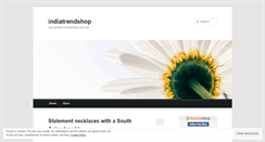 Desktop Screenshot of indiatrendshop.wordpress.com