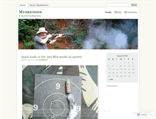 Tablet Screenshot of musketoon.wordpress.com