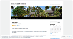 Desktop Screenshot of meinebrasilienreise.wordpress.com