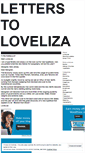 Mobile Screenshot of letterstoloveliza.wordpress.com