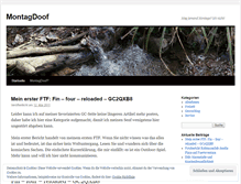 Tablet Screenshot of montagdoof.wordpress.com