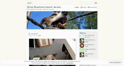 Desktop Screenshot of hansmajestet.wordpress.com