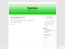 Tablet Screenshot of homline.wordpress.com