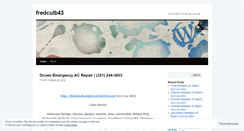 Desktop Screenshot of fredculb43.wordpress.com
