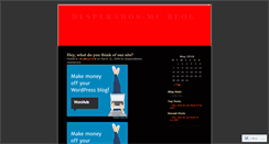 Desktop Screenshot of desperadosmc.wordpress.com