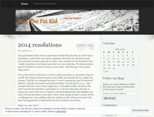 Tablet Screenshot of justthefatkid.wordpress.com