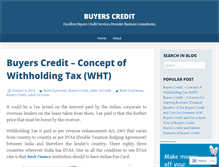 Tablet Screenshot of buyercredits.wordpress.com