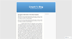 Desktop Screenshot of cmark1.wordpress.com
