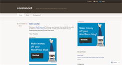 Desktop Screenshot of constance0.wordpress.com