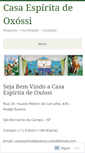 Mobile Screenshot of casaespiritadeoxossicedo.wordpress.com