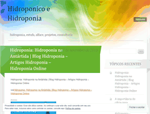 Tablet Screenshot of hidroponico.wordpress.com