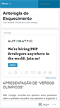 Mobile Screenshot of antologiadoesquecimentovni.wordpress.com