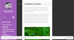 Desktop Screenshot of misscurious83.wordpress.com