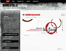 Tablet Screenshot of kafana2011.wordpress.com