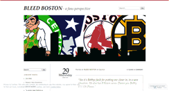 Desktop Screenshot of bleedboston.wordpress.com