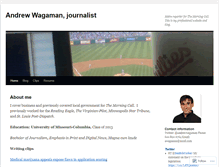 Tablet Screenshot of andrewwagaman.wordpress.com