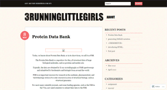 Desktop Screenshot of 3runninglittlegirls.wordpress.com