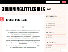 Tablet Screenshot of 3runninglittlegirls.wordpress.com